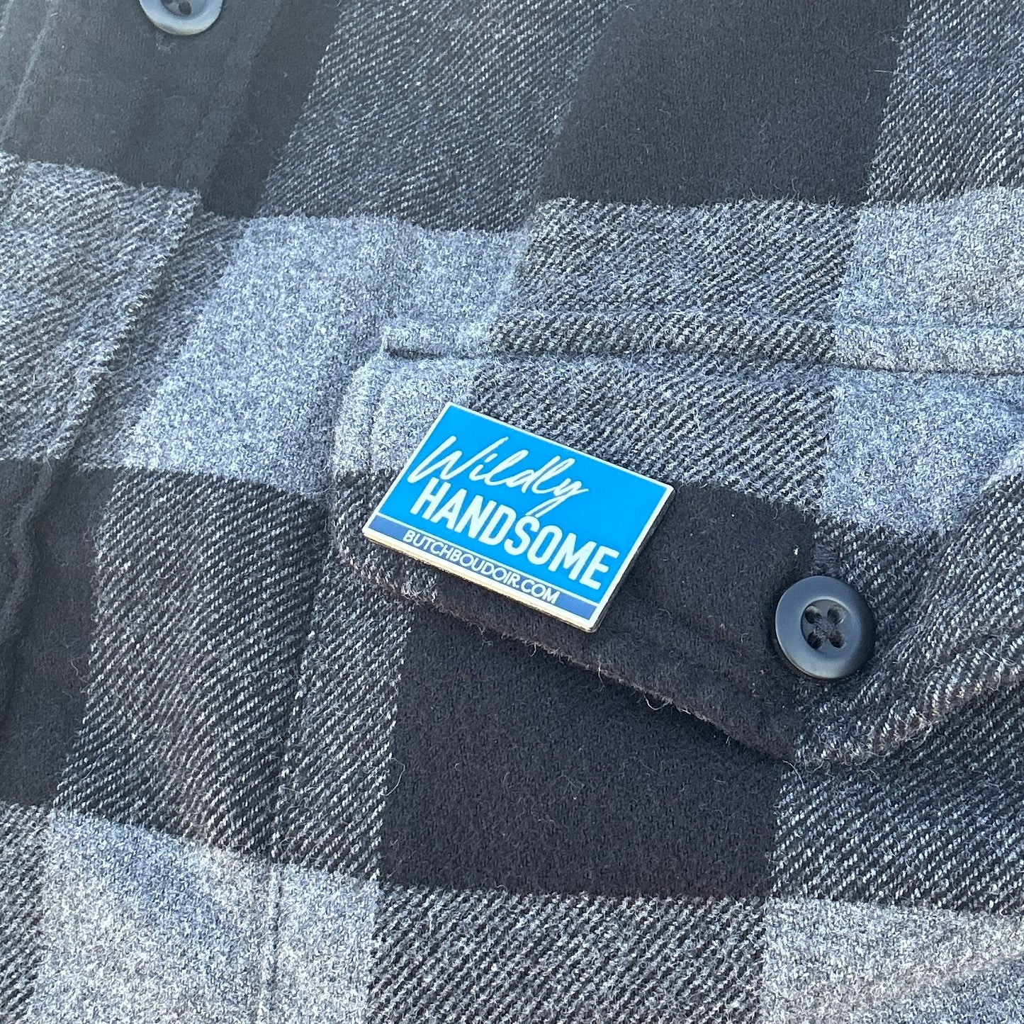 Wildly Handsome Enamel Pin