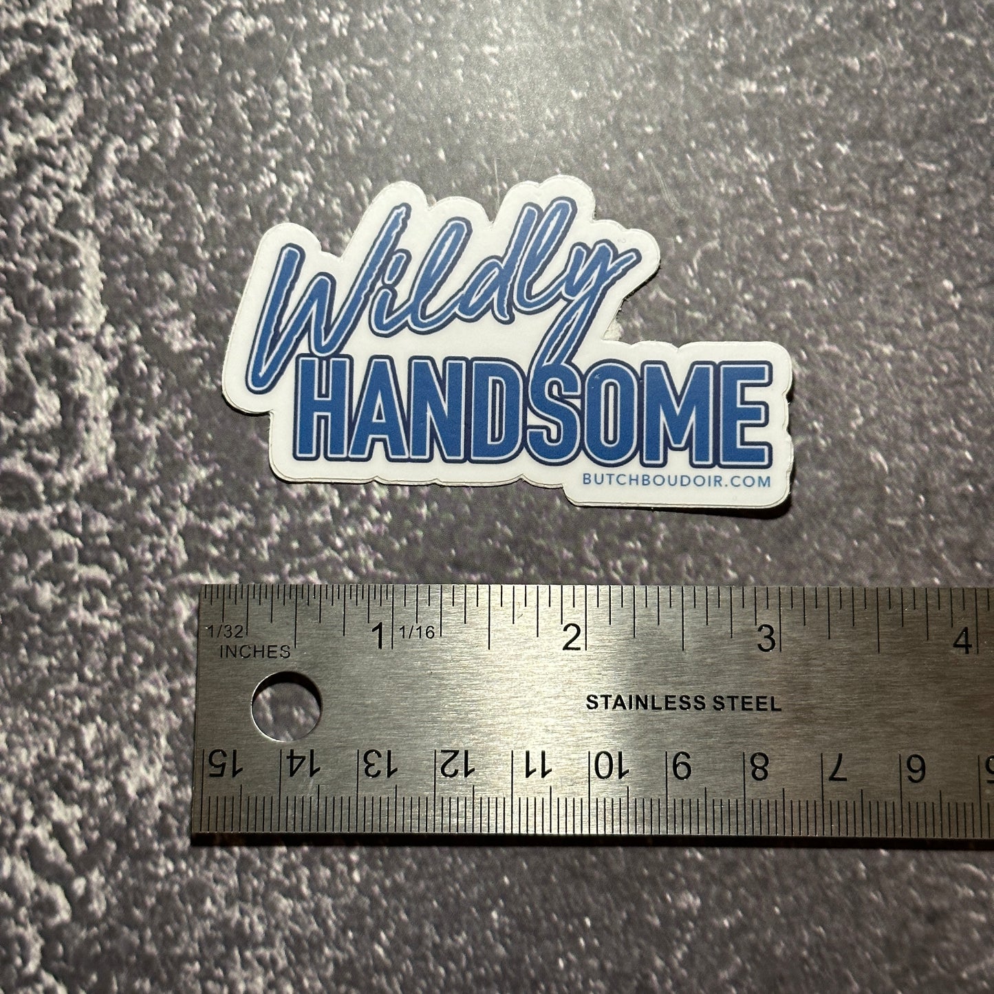 Wildly Handsome Sticker