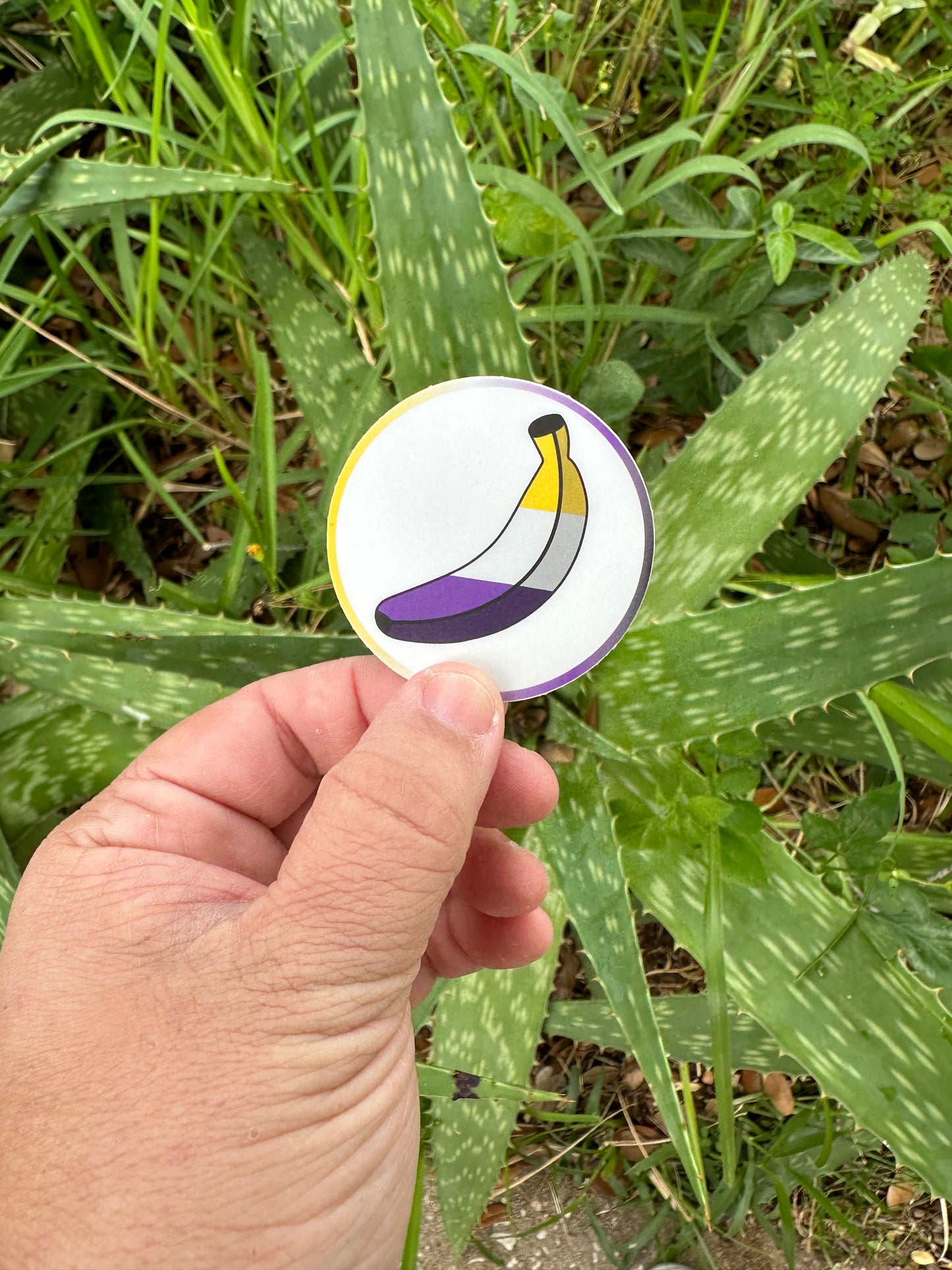 Non Binary Banana No. 4 Sticker | Pride Decal