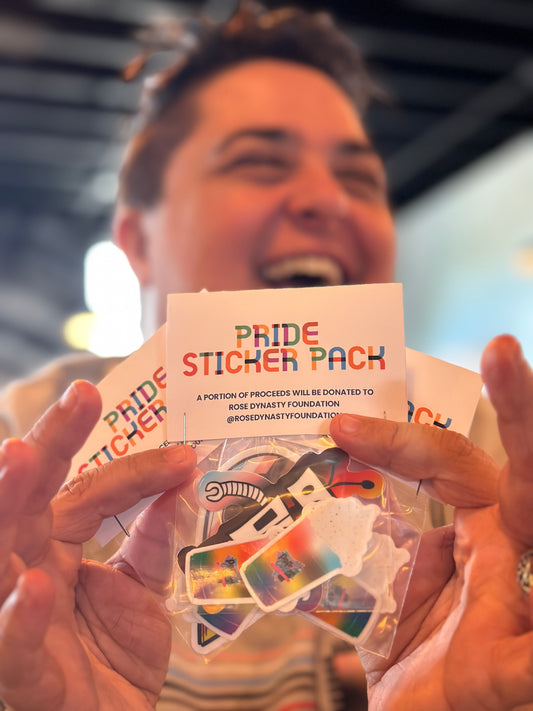 Pride Sticker Packs | LGBTQ+ Vinyl Decals | Supports Rose Dynasty Foundation